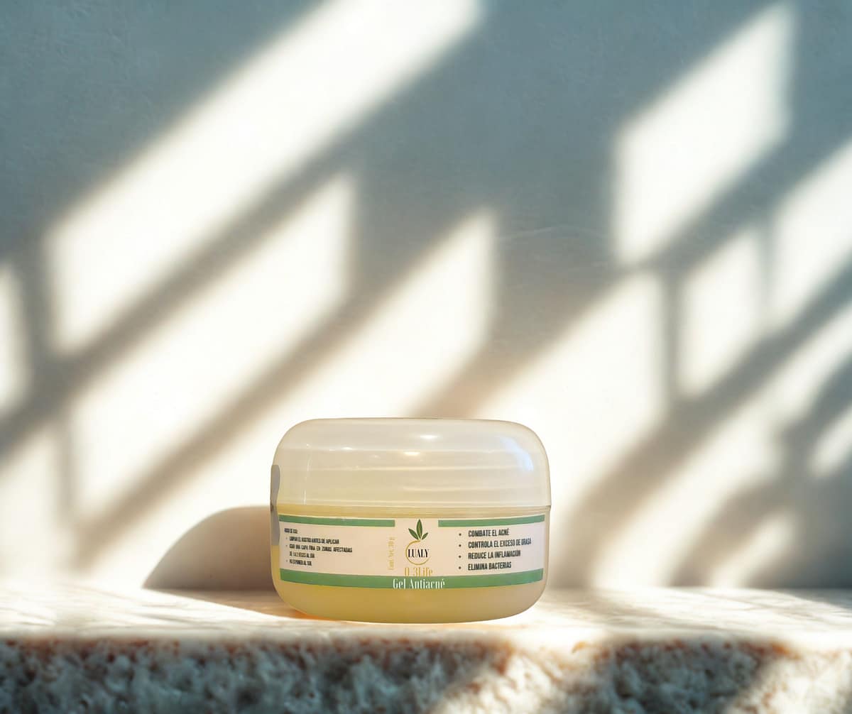 Crema Antiacné de ozono Lualy O-3Life para una piel limpia y libre de imperfecciones
